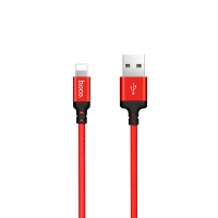 USB Lightning кабель hoco X14, красный, 1 м