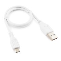 Micro USB кабель Cablexpert CCP-mUSB2-AMBM-W-0.5M