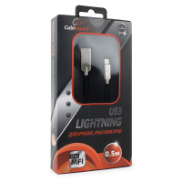 USB Lightning MFI кабель Cablexpert CC-P-APUSB02Bk-0.5M