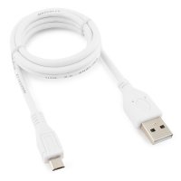 Micro USB кабель Cablexpert CCP-mUSB2-AMBM-W-1M